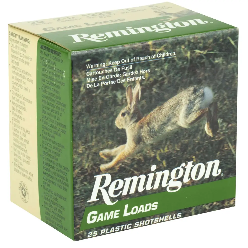 Remington Game Loads 20GA 2-3/4IN 7/8OZ 6 Shot 25RD