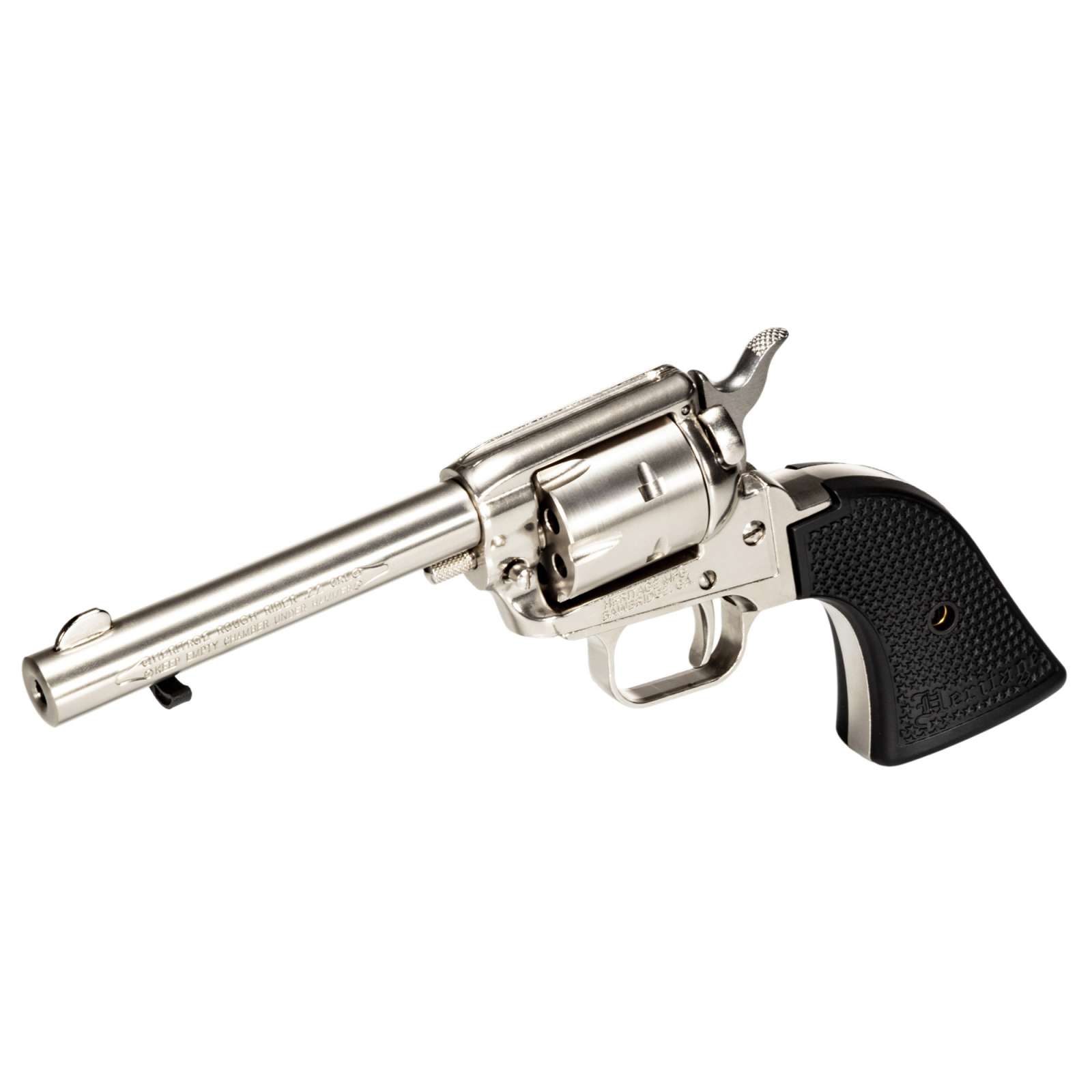 Heritage Rough Rider .22LR 6-ROUND Nickel 4.75 Barrel Revolver