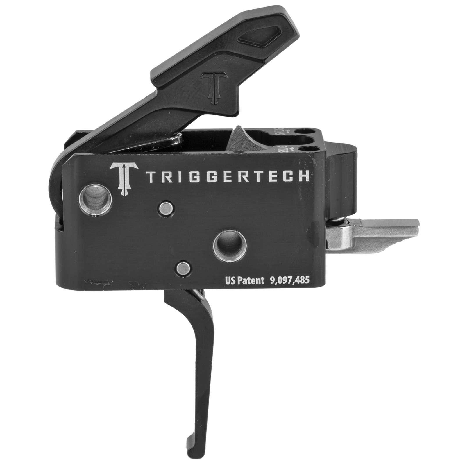 Trigger Tech AR15 3.5LB Two Stage Competitive Flat Trigger Black