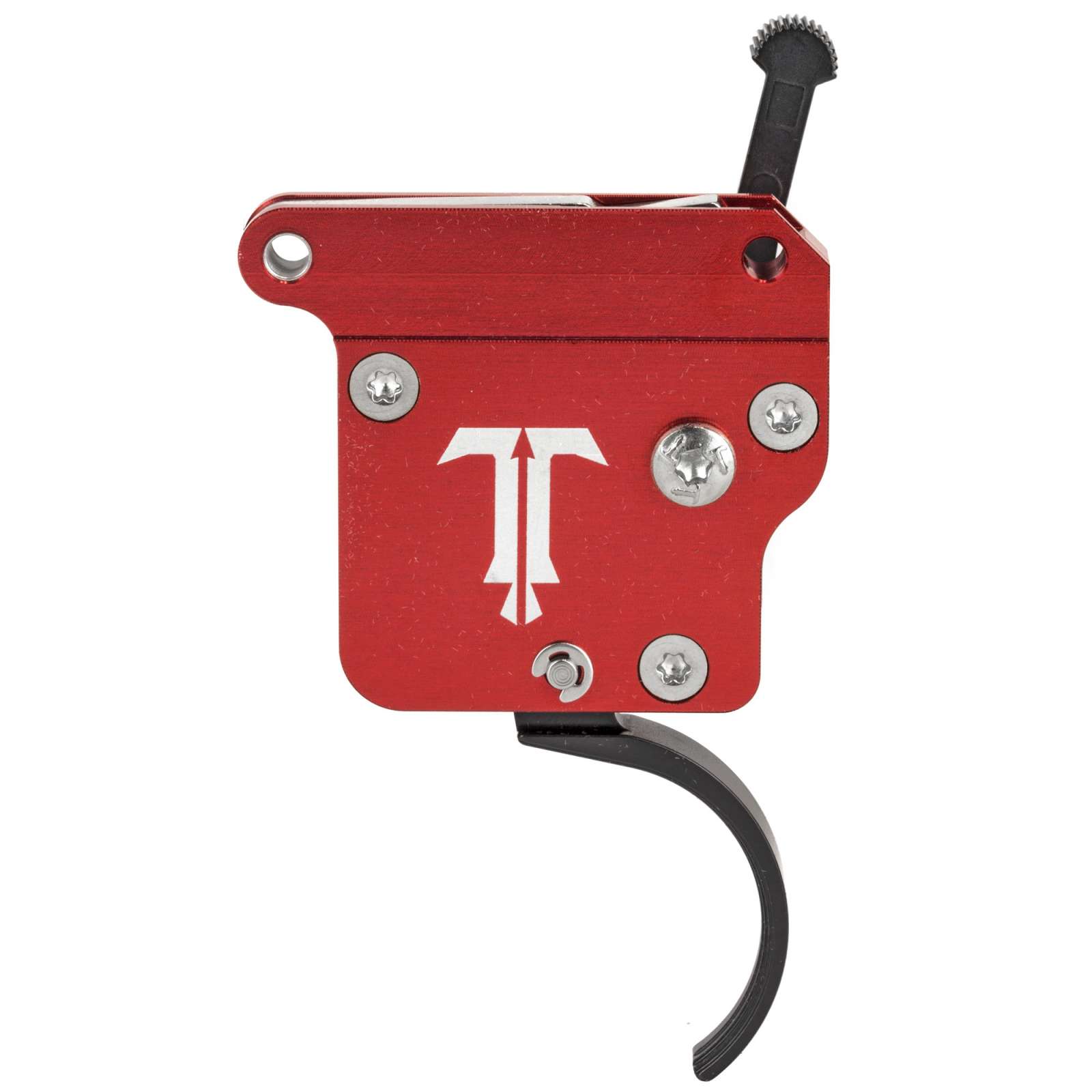 Trigger Tech R700 Diamond Blk/red Single Stage Curved Trigger