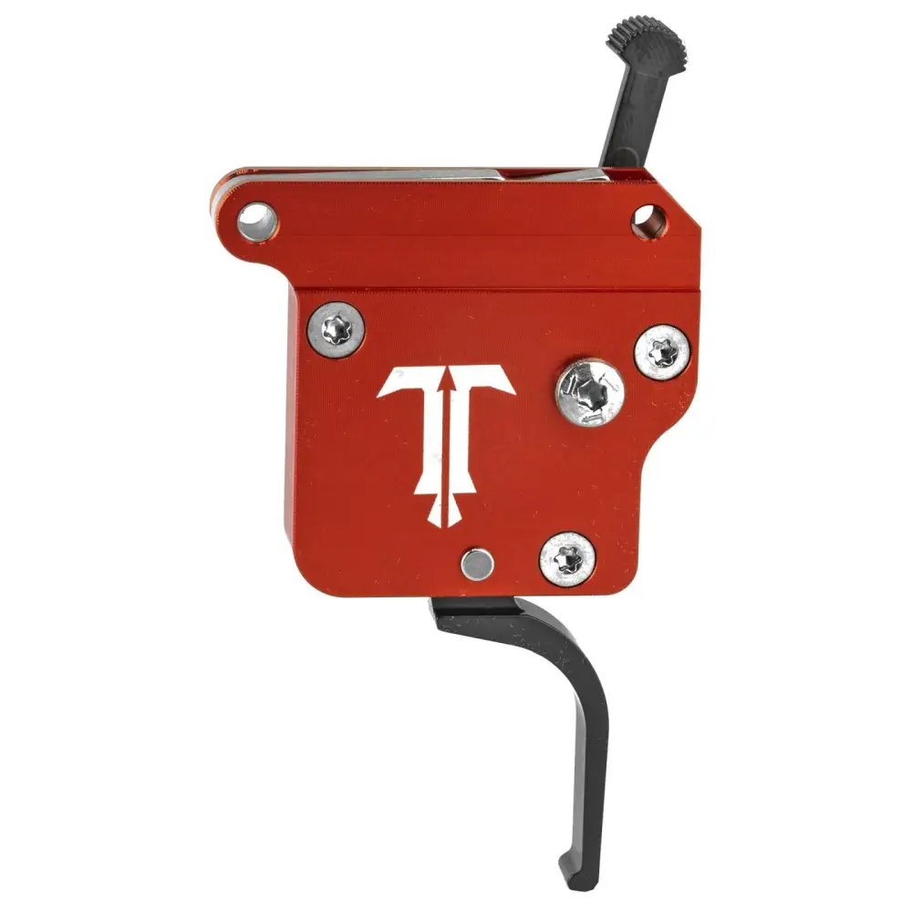 Trigger Tech R700 Diamond Flat Black/red Single Stage Trigger