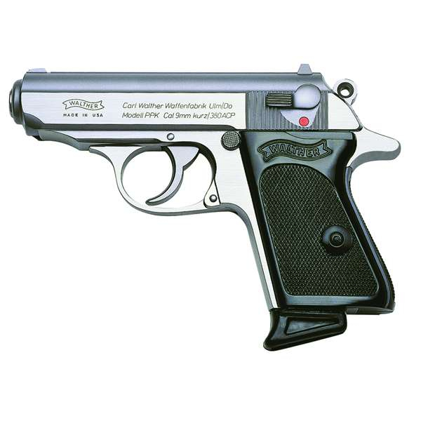Walther Ppk .380 Acp 6+1 Stainless 3.3 Barrel
