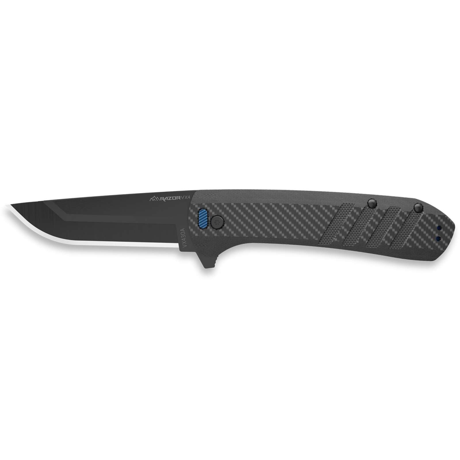 Outdoor Edge RAZORVX4 Knife 3 In. Carbon Weave G10 Folding