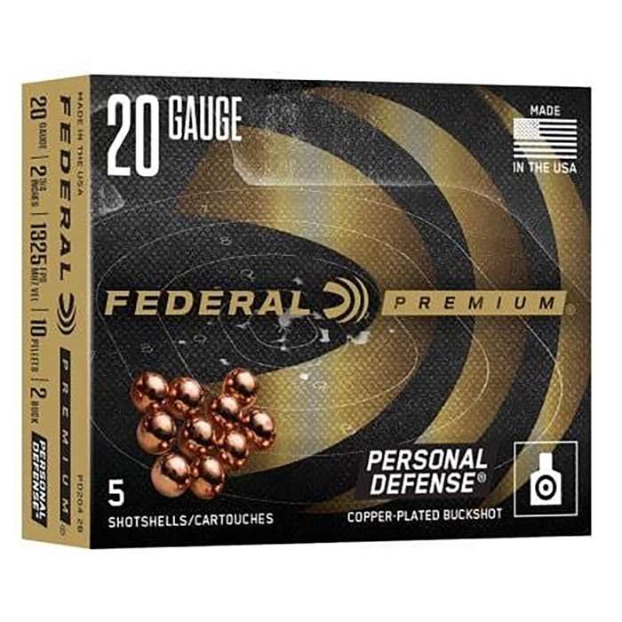 Federal Premium 20GA Buckshot 2.75 5RD Flite Control Ammo