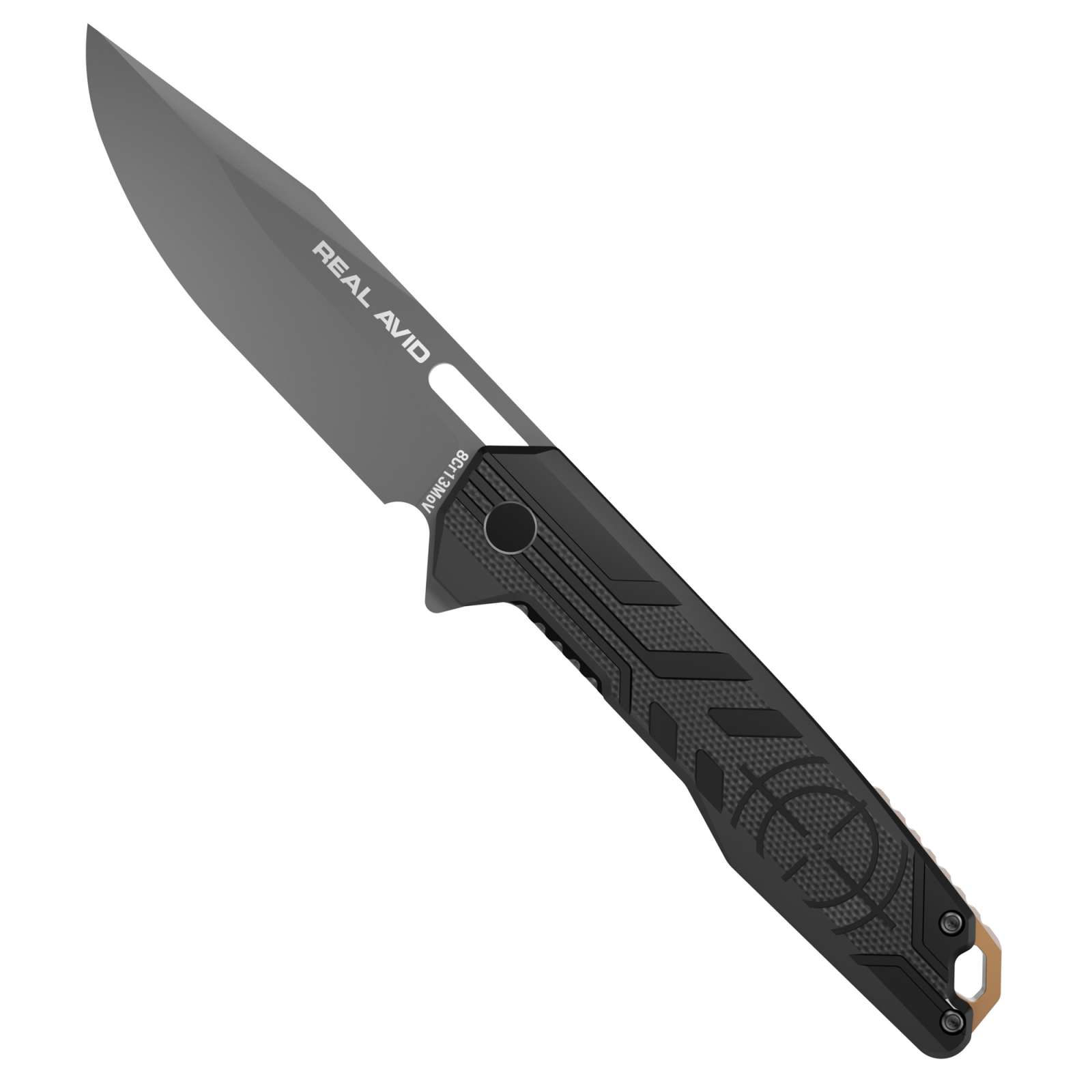 Real Avid RAV-7 Knife 3.25 in Assisted Folding Gray Aluminum