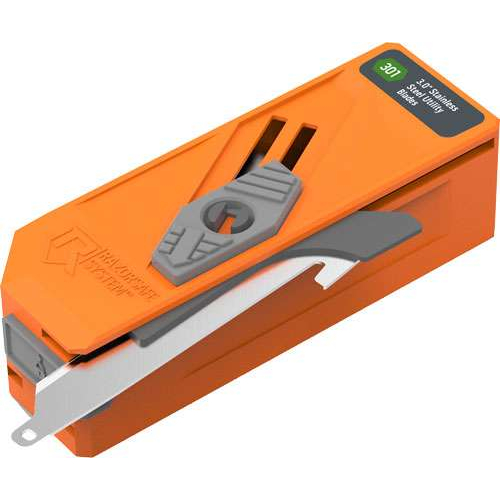 Outdoor Edge 3 Drop Point Blade Dispenser With 12 Blades