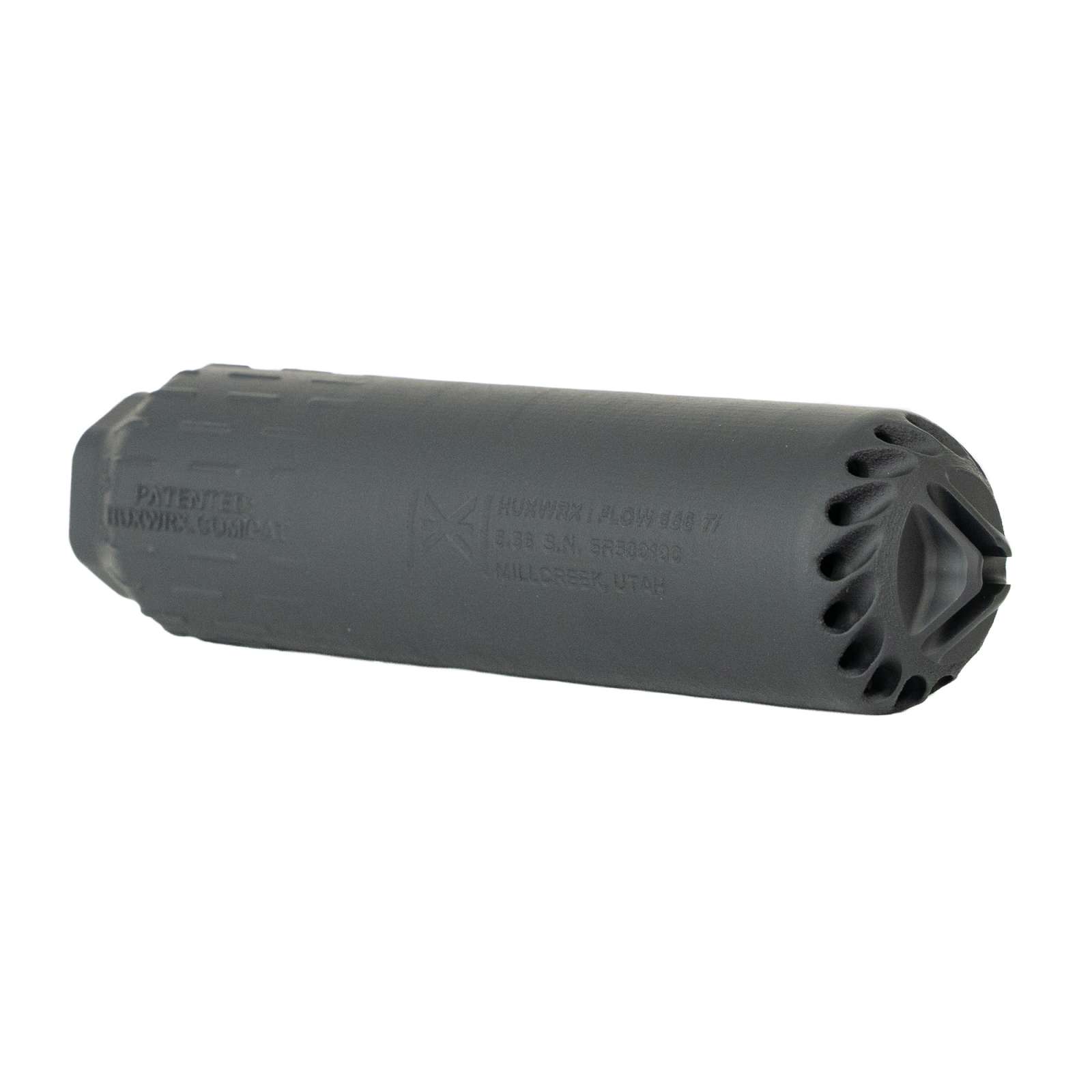 Huxwrx Flow 556 Ti Suppressor 5.56MM Black