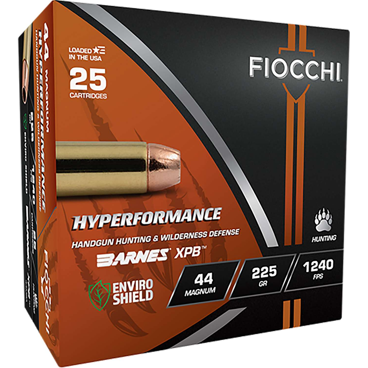 Fiocchi Hyperformance Hunt 44 Rem Mag 225GR 25RD