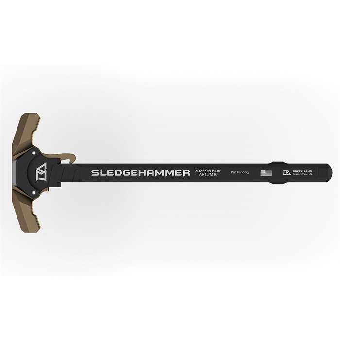 Breek Arms Sledgehammer AR-15 Ambidextrous Charging Handle - Flat Dark Earth