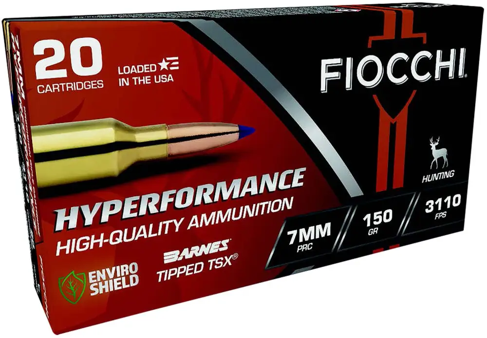 Fiocchi 7MM Prc 150GR Barnes Ttsx 20-ROUND Ammo