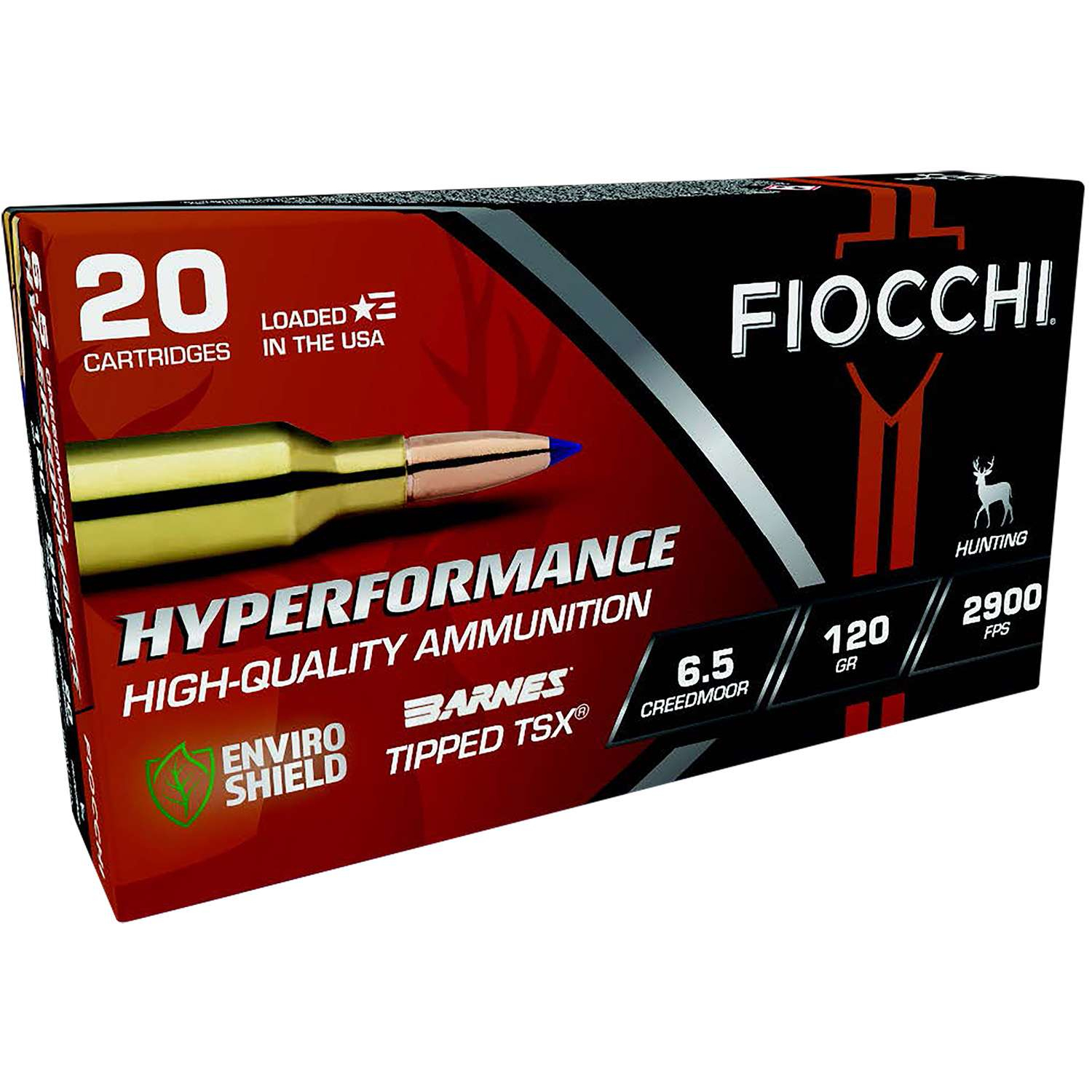 Fiocchi 6.5 Creedmoor 120GR Barnes Ttsx 20-RD