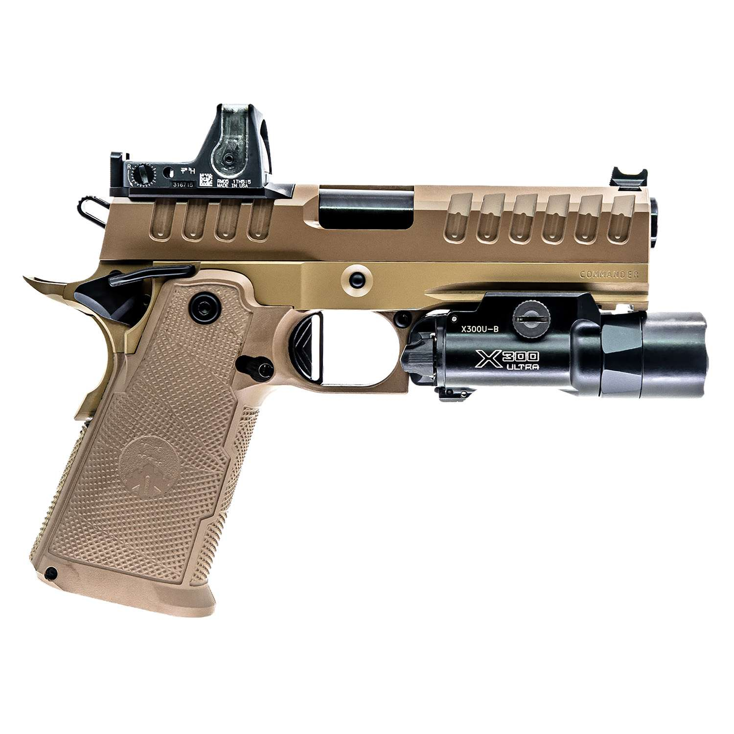 Watchtower Firearms Apache 9MM 15+1 4.25IN Fde Optics Ready