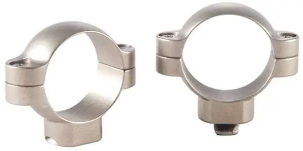 Leupold Standard Rings 1 in High Silver