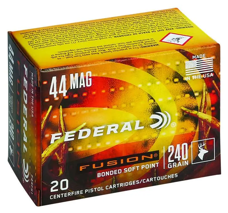 Federal Fusion 44 Rem Mag 240 Gr 20RD