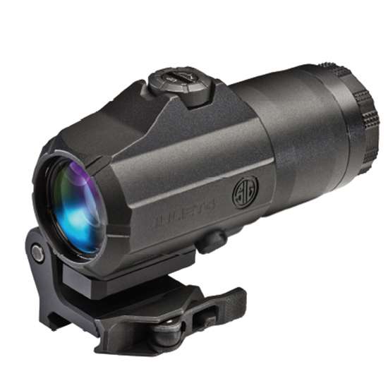 Sig Sauer JULIET4 4X24MM Magnifier With Powercam Qr Mount Black