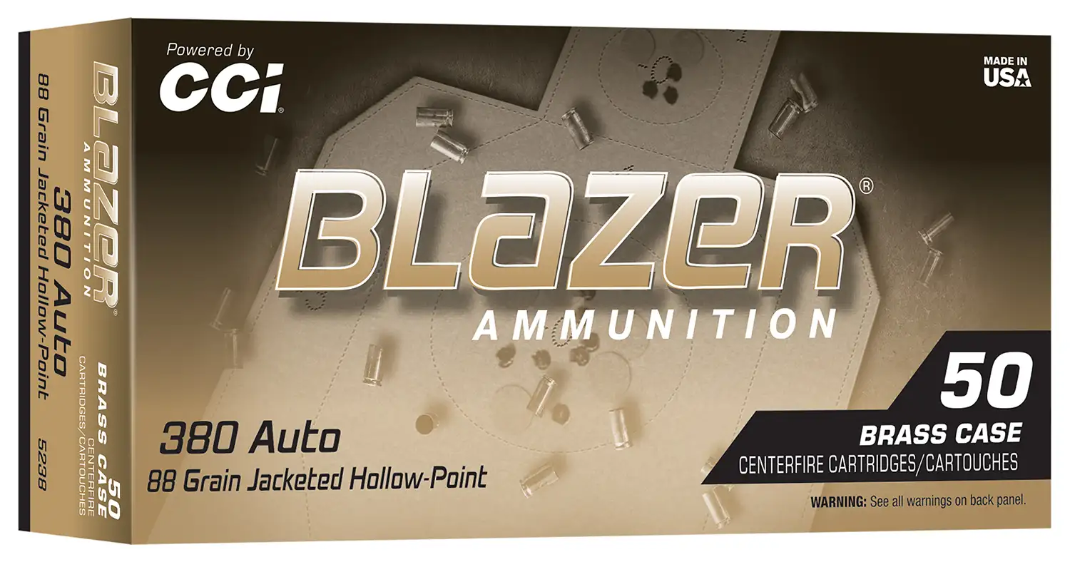 Cci Blazer Brass .380 Acp 98 Jhp 50/10