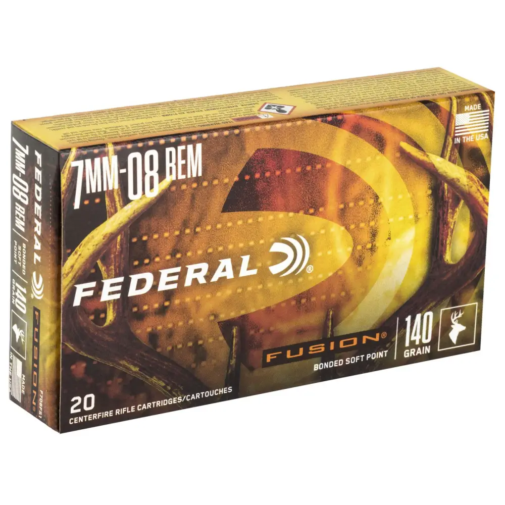 Federal Fusion 7MM-08 Rem 140GR 20RD