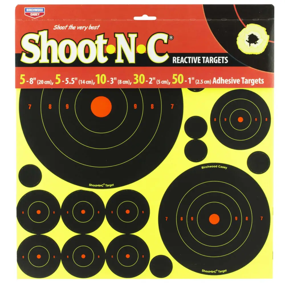 Birchwood Casey Shoot-n-c Target Variety Pack 50PK