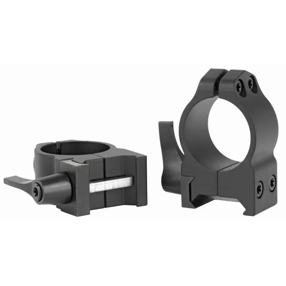 Warne Maxima Vertical Quick Detach Scope Rings 1 in Medium Matte