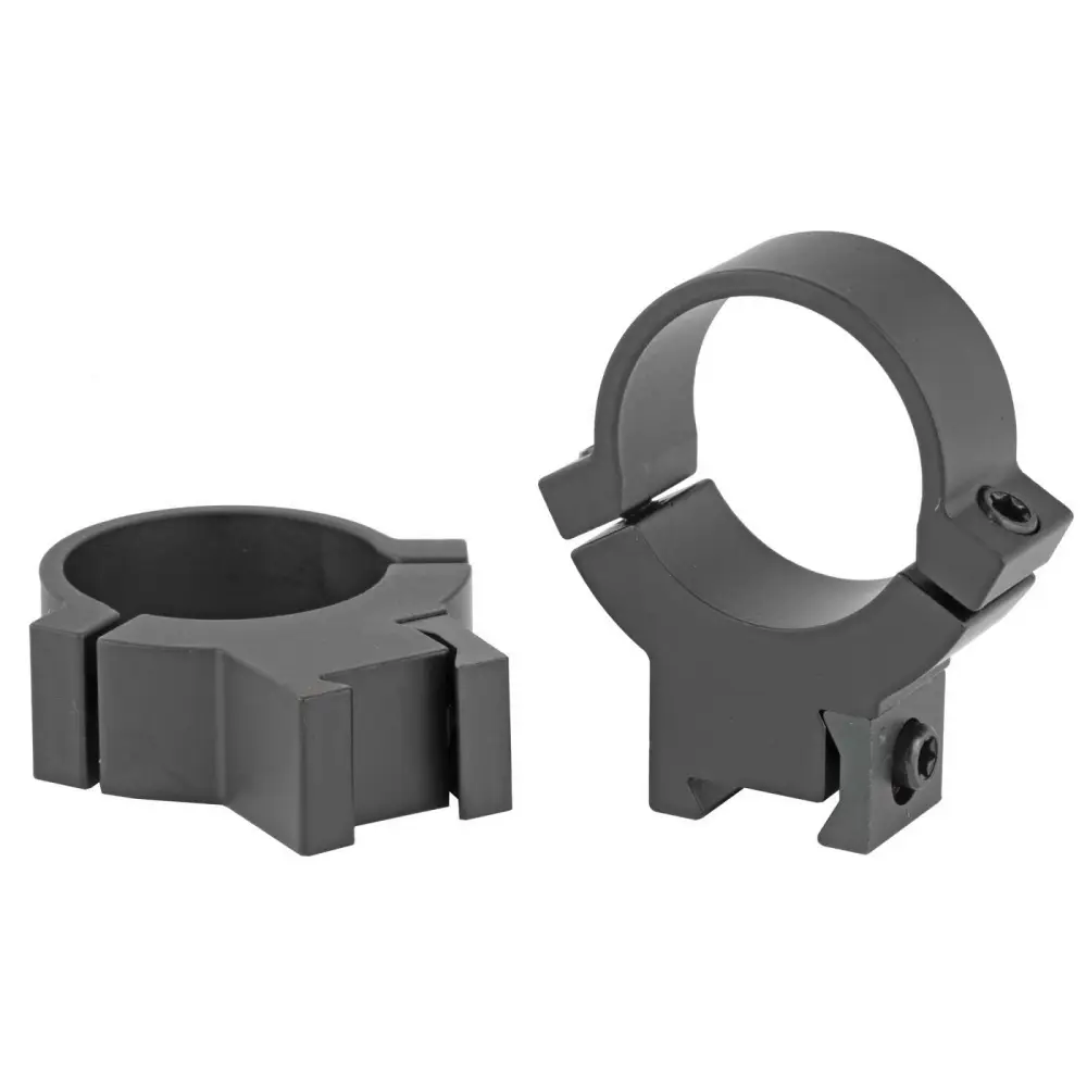 Warne Maxima Steel Rimfire Scope Rings 1 Inch High Matte Black
