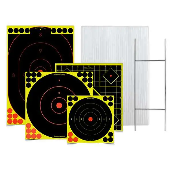 Birchwood Casey Sharpshooter Stand & Target Kit 1 FRAME/4 Targets
