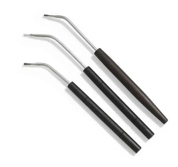 Birchwood Casey Angled Cleaning Brushes 3-PK - Bronze/nylon/stainless