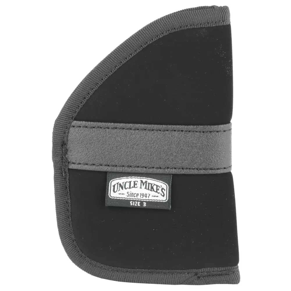 Uncle Mikes Size 3 Inside Pocket Holster Ambidextrous Black