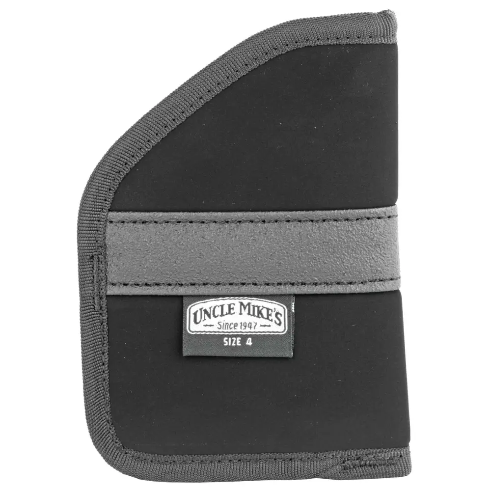 Uncle Mikes Inside Pocket Holster Size 4 Black Ambidextrous