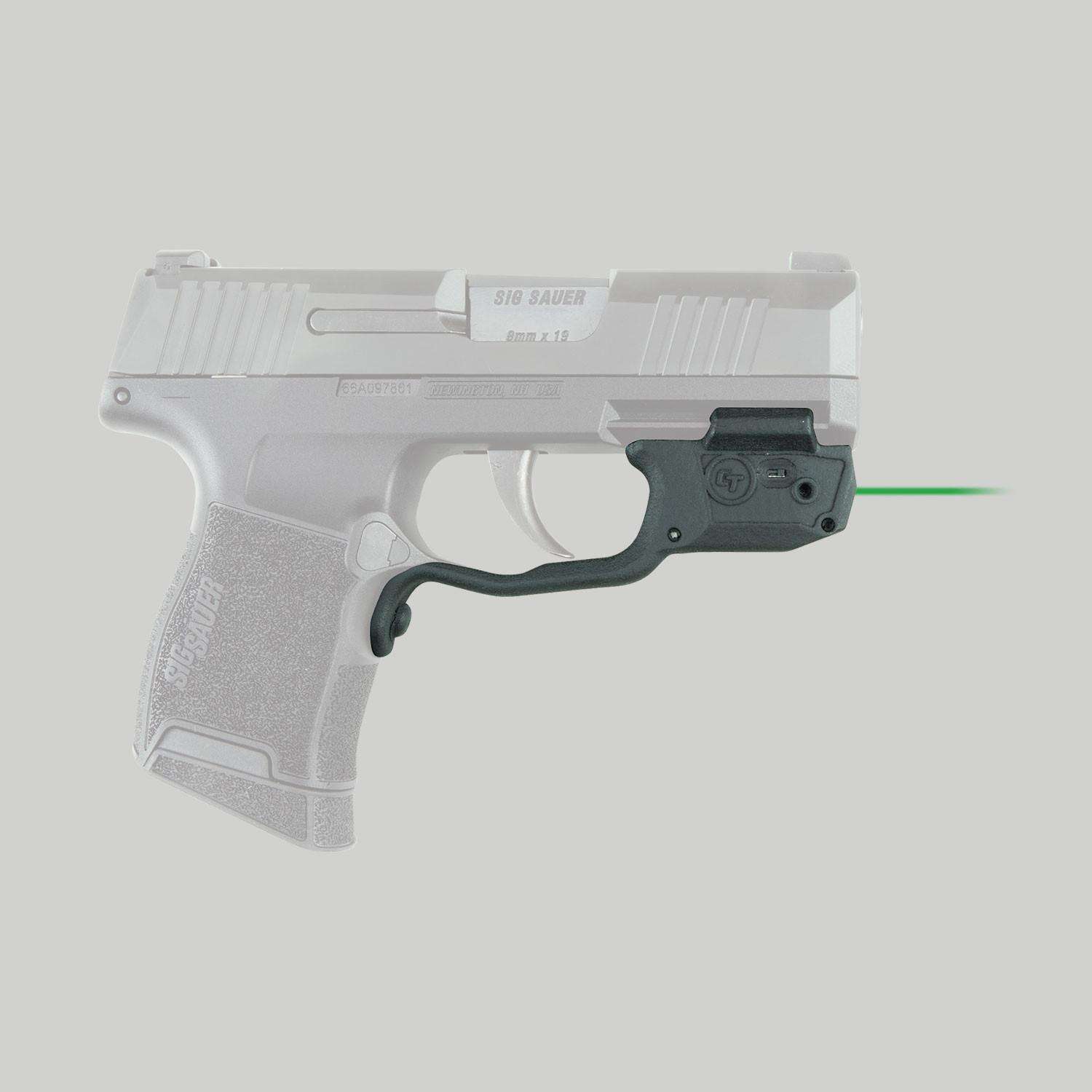 Crimson Trace LG-422G Laserguard Green Laser Sight for Sig Sauer P365