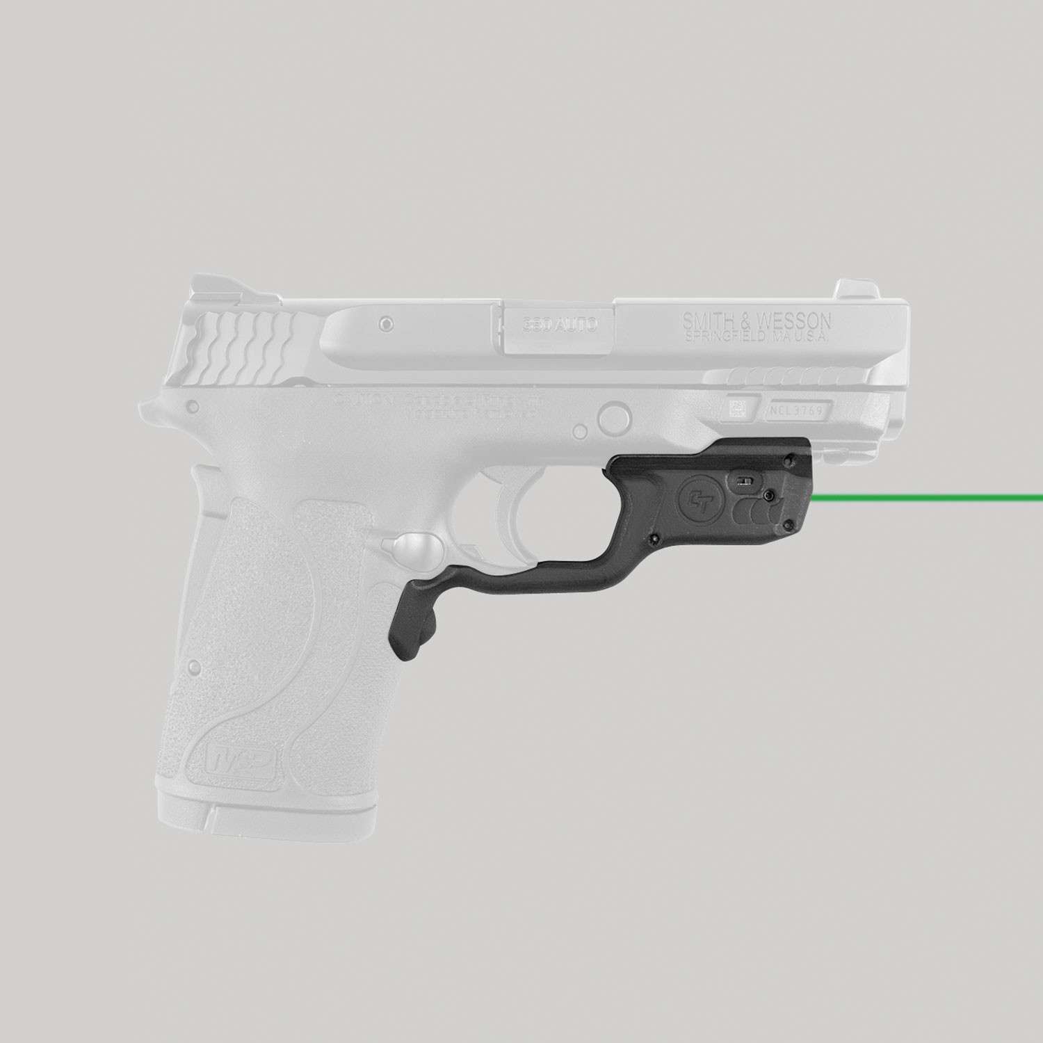 Crimson Trace Laserguard Green Laser for S&w M&p Shield Ez .380, M&p 22 Compact