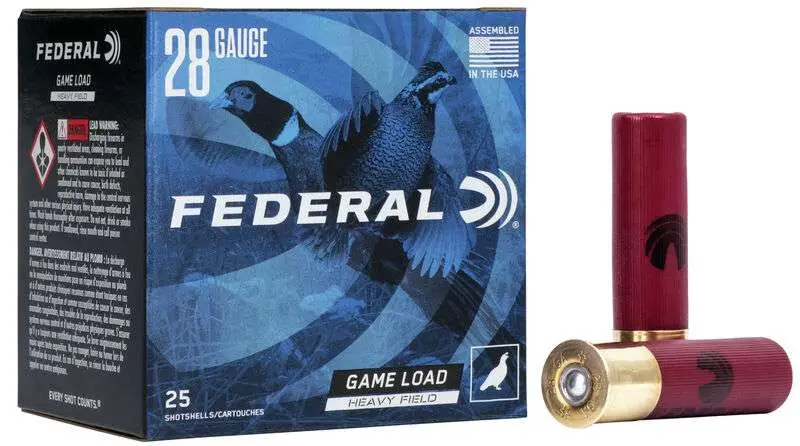 Federal Game-shok Heavy Field Load 28GA 1 Oz 7.5 Shot 25RD