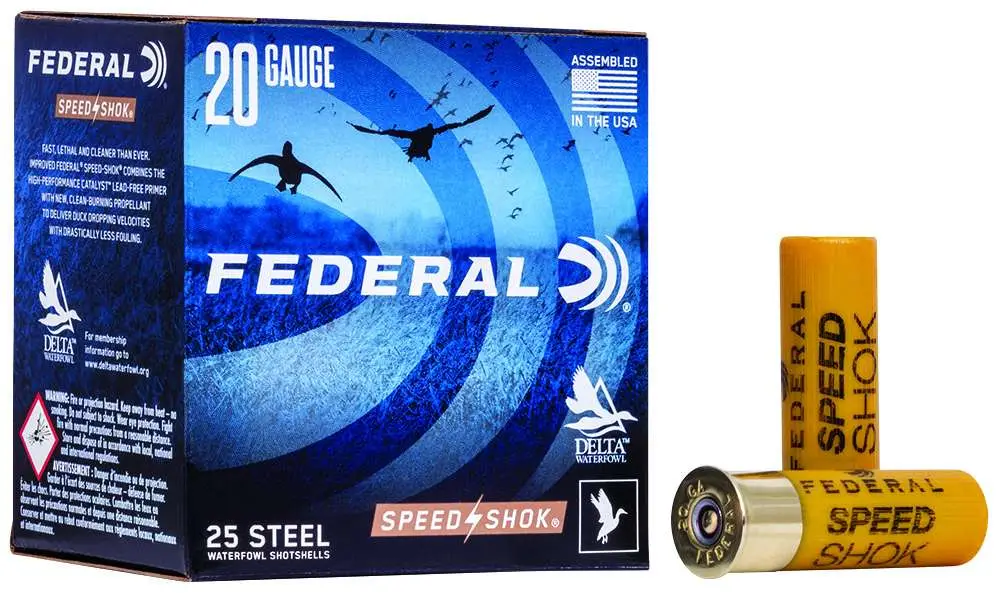 Federal Speed Shok 20GA 3/4 Oz 4 Shot 25RD