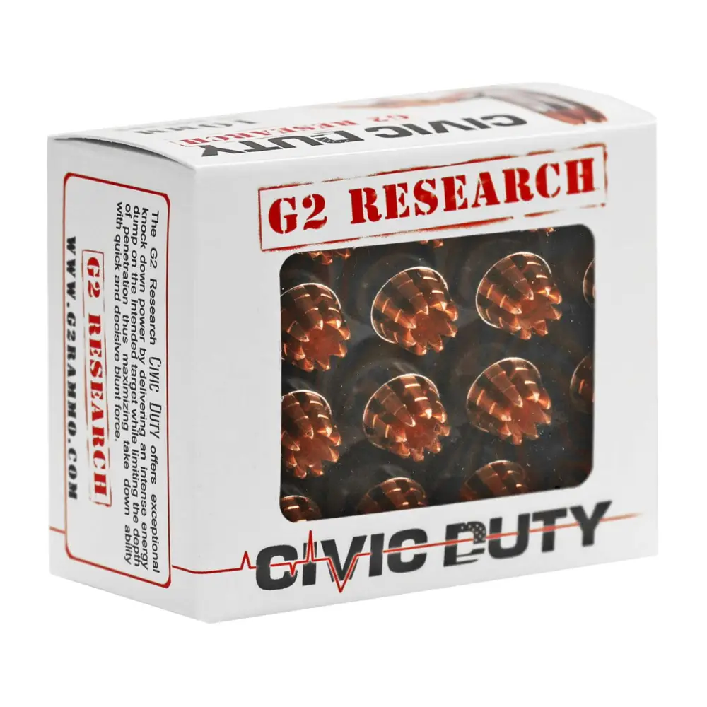 G2 Research Civic Duty 10MM Auto 20-RD 122GR
