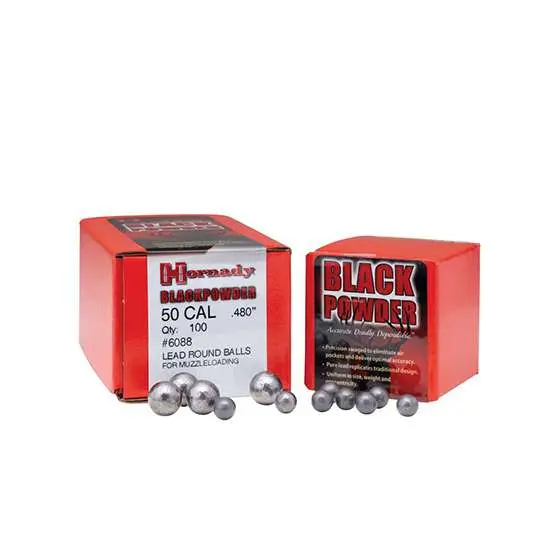 Hornady 44 Cal .451 Lead Balls 100 Count