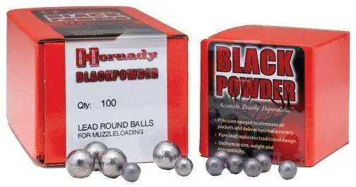 Hornady .495 Caliber Lead Round Balls 50 Count