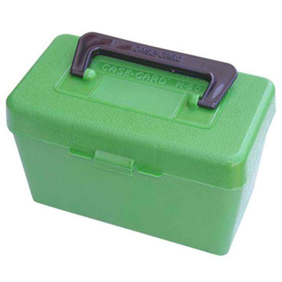 Mtm Deluxe 50 Rd Ammo Box for 7MM Rem Mag & 300 Win Mag - Green