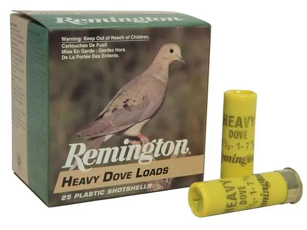 Remington Heavy Dove Loads 20GA 2.75 1OZ 7.5 Shot 25RD