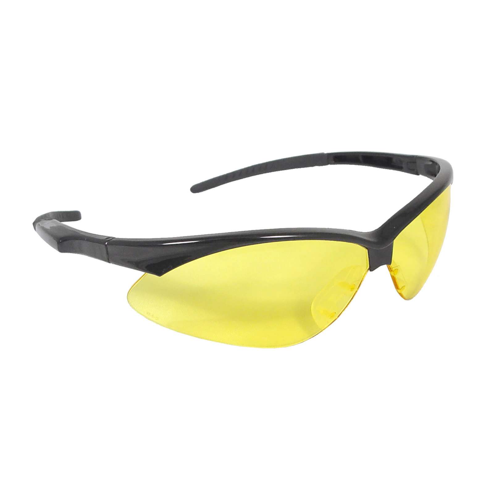 Radians Outback Shooting Glasses Black Frame Amber Lens