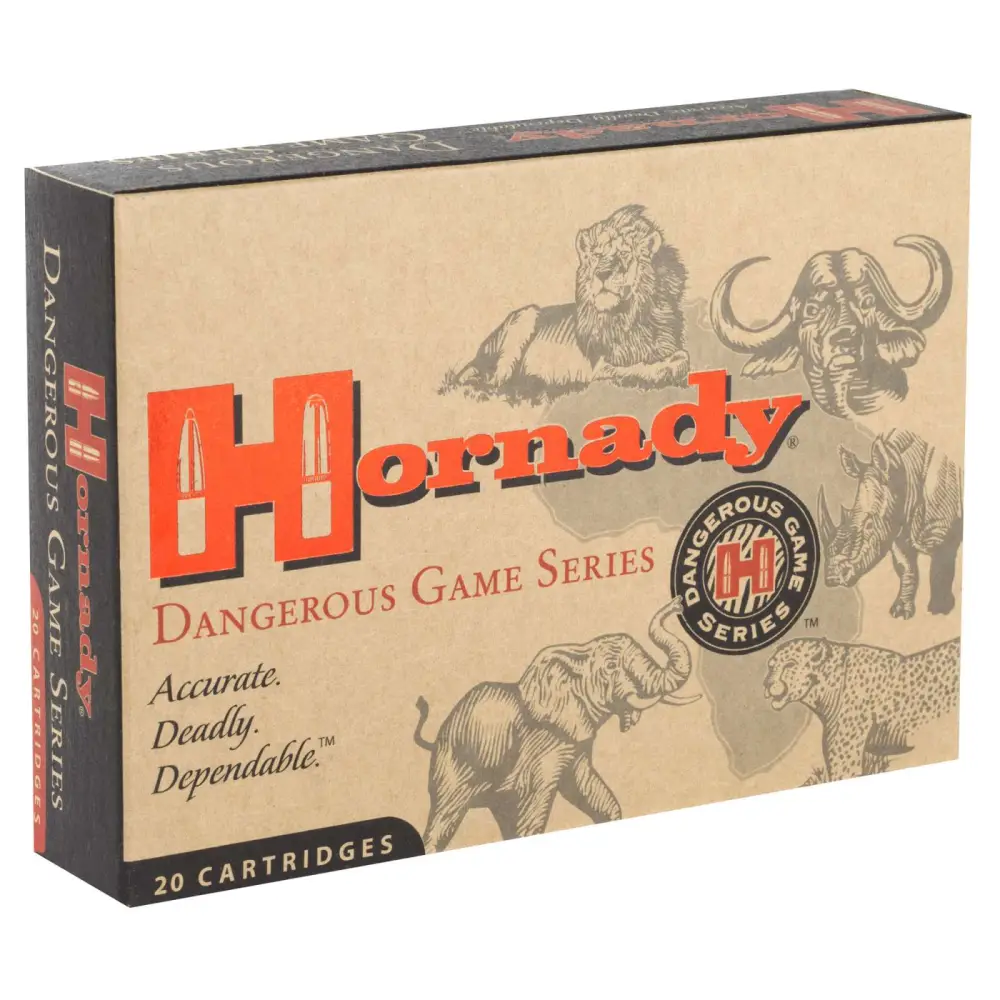 Hornady Dangerous Game 375 H&h 300 Gr Dgx Bonded 20 Rounds
