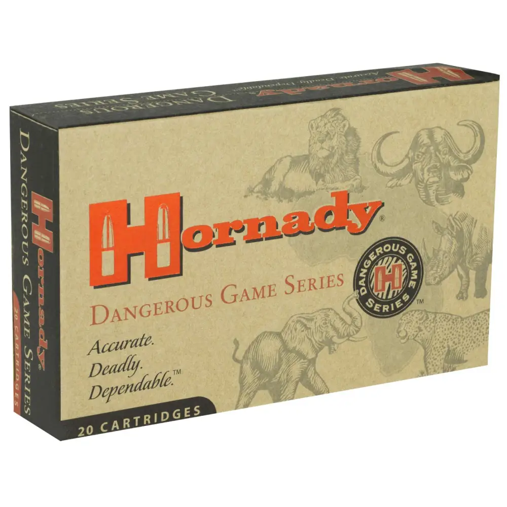 Hornady Dangerous Game 458 Win Mag 500 Gr Dgx Bonded 20 Rounds