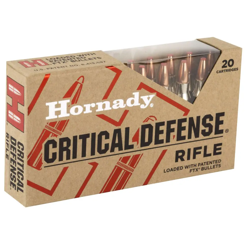 Hornady Critical Defense .223 Rem 55GR Ftx 20RD