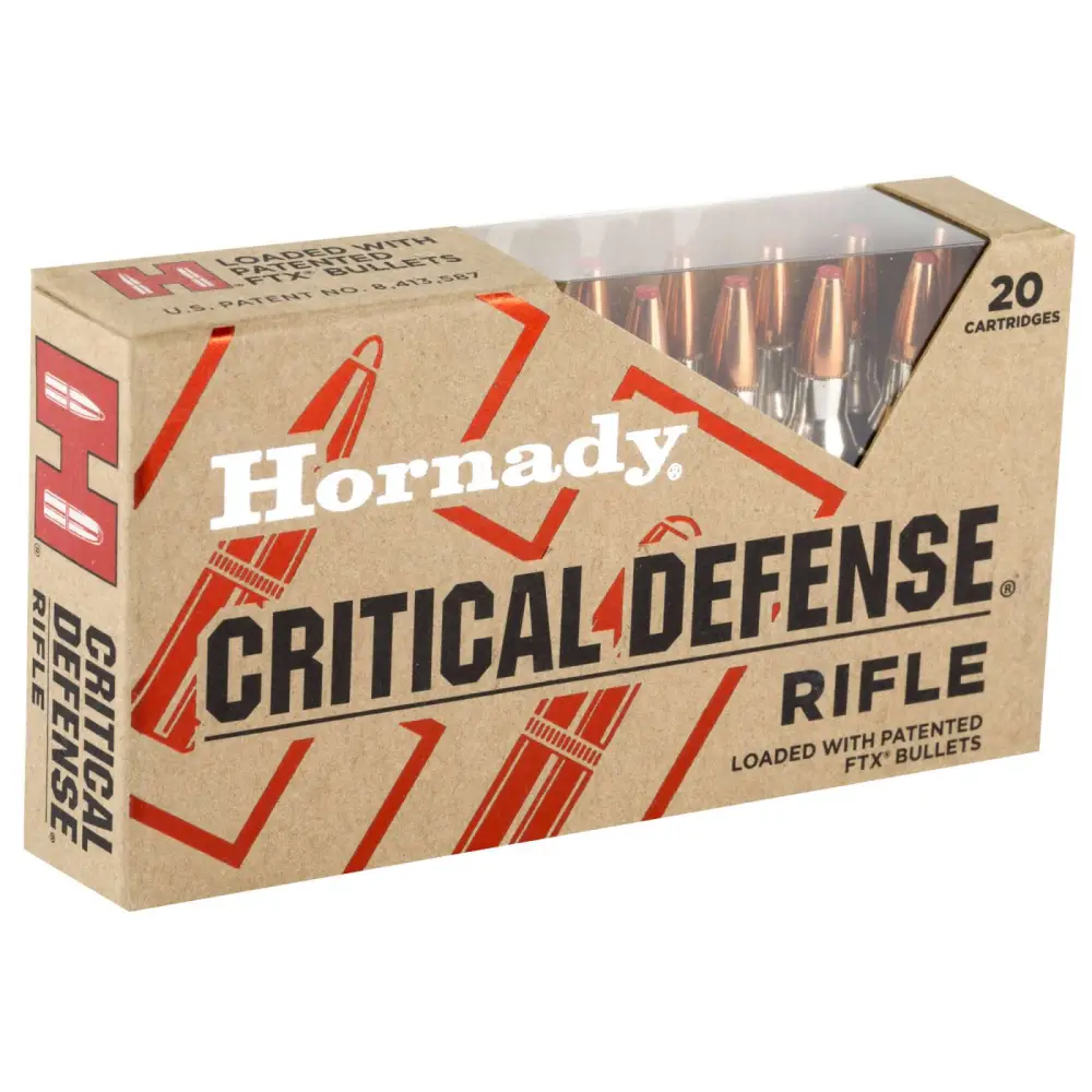 Hornady Critical Defense 223 Rem 73GR Ftx 20RD