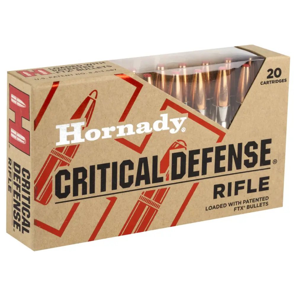 Hornady Critical Defense 308 Win 155GR Ftx 20RD