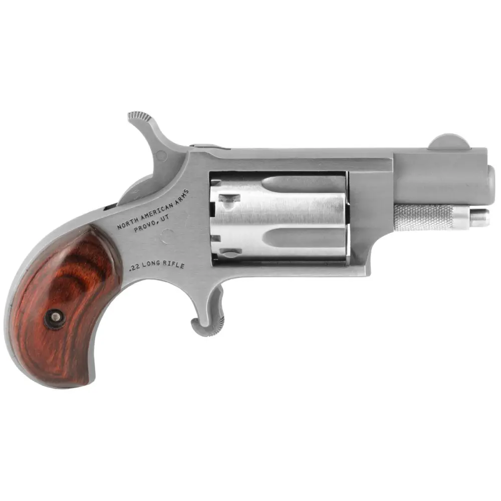 North American Arms Mini Revolver .22LR 5-ROUND 1-1/8 Barrel Stainless Steel