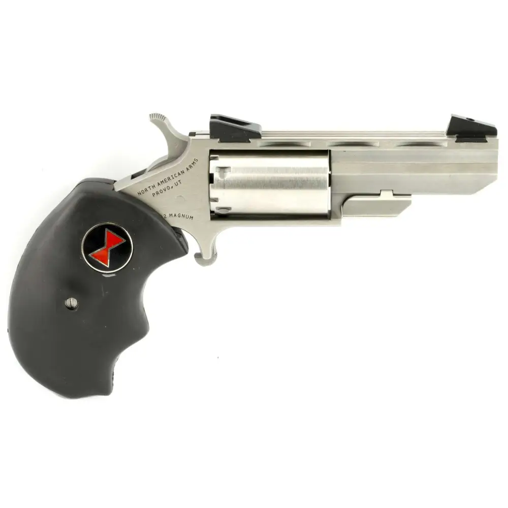 North American Arms Black Widow .22 Wmr 5RD 2 Stainless Revolver