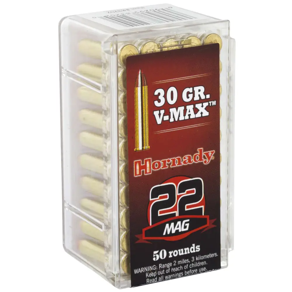 Hornady Varmint Express 22 Wmr 30 Grain V-max 50 Round Box