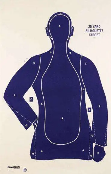 Champion Police Silhouette Target B21E 100/PK