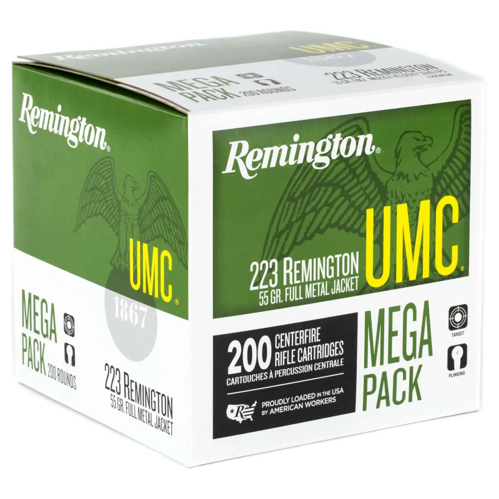 Remington Umc .223 Rem 55GR Fmj 200RD Mega Pack