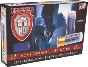 Lightfield 12GA 2.75 Rubber Slug 5RD 10 Box Case
