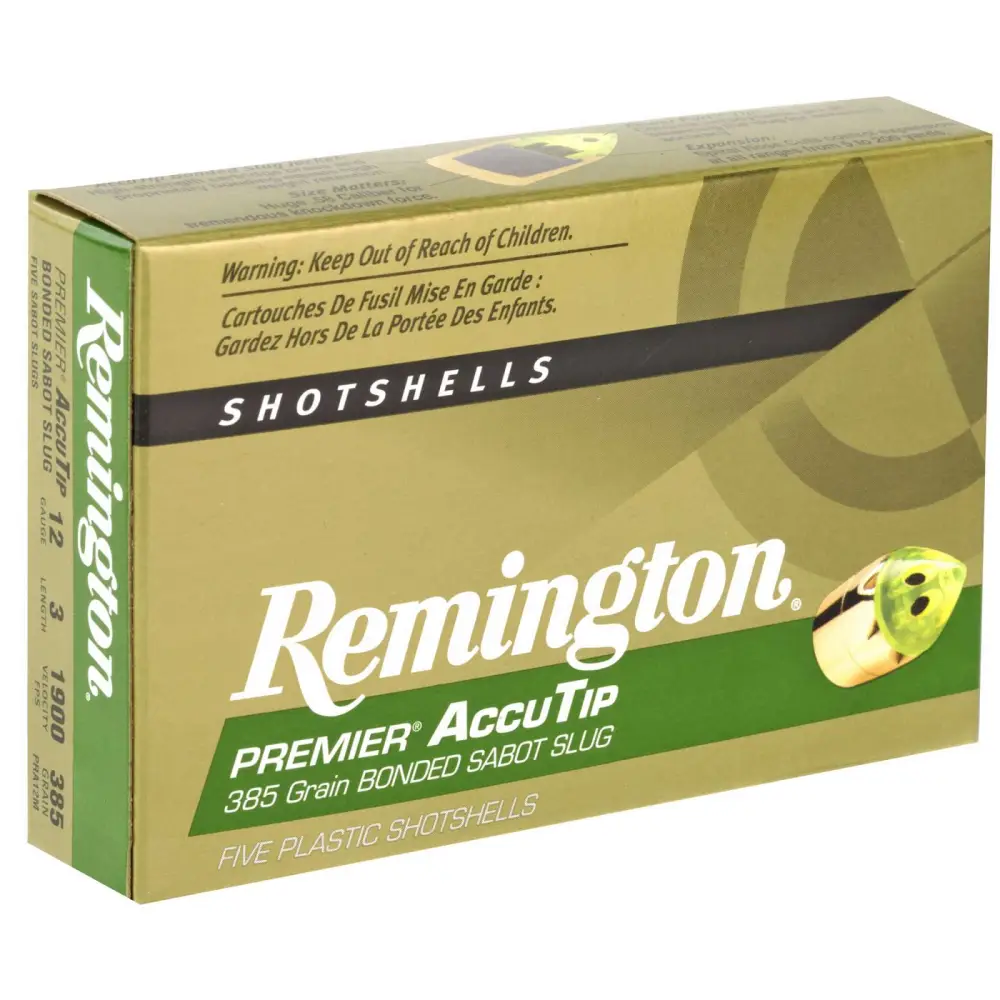 Remington Accutip 12GA 3 385 Grain Sabot Slug 5RD